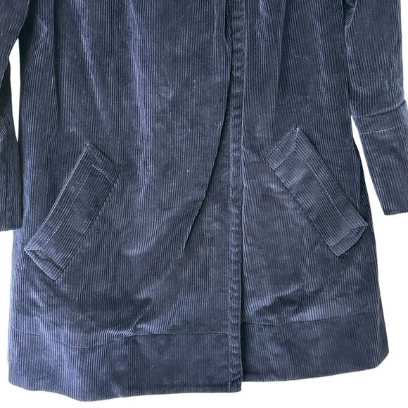Marc By Marc Jacobs Y2K Corduroy Pea Coat Navy Size XS - Picture 6 of 15